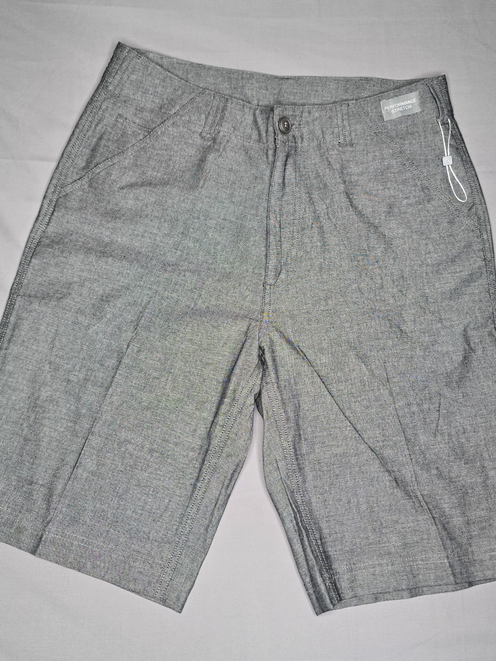 Paolo Solari Men’s Gray Performance Stretch Shorts Size 36